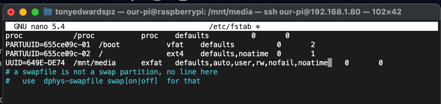 How to allow sshd / rsync to copy files to network drive on a Raspberry Pi