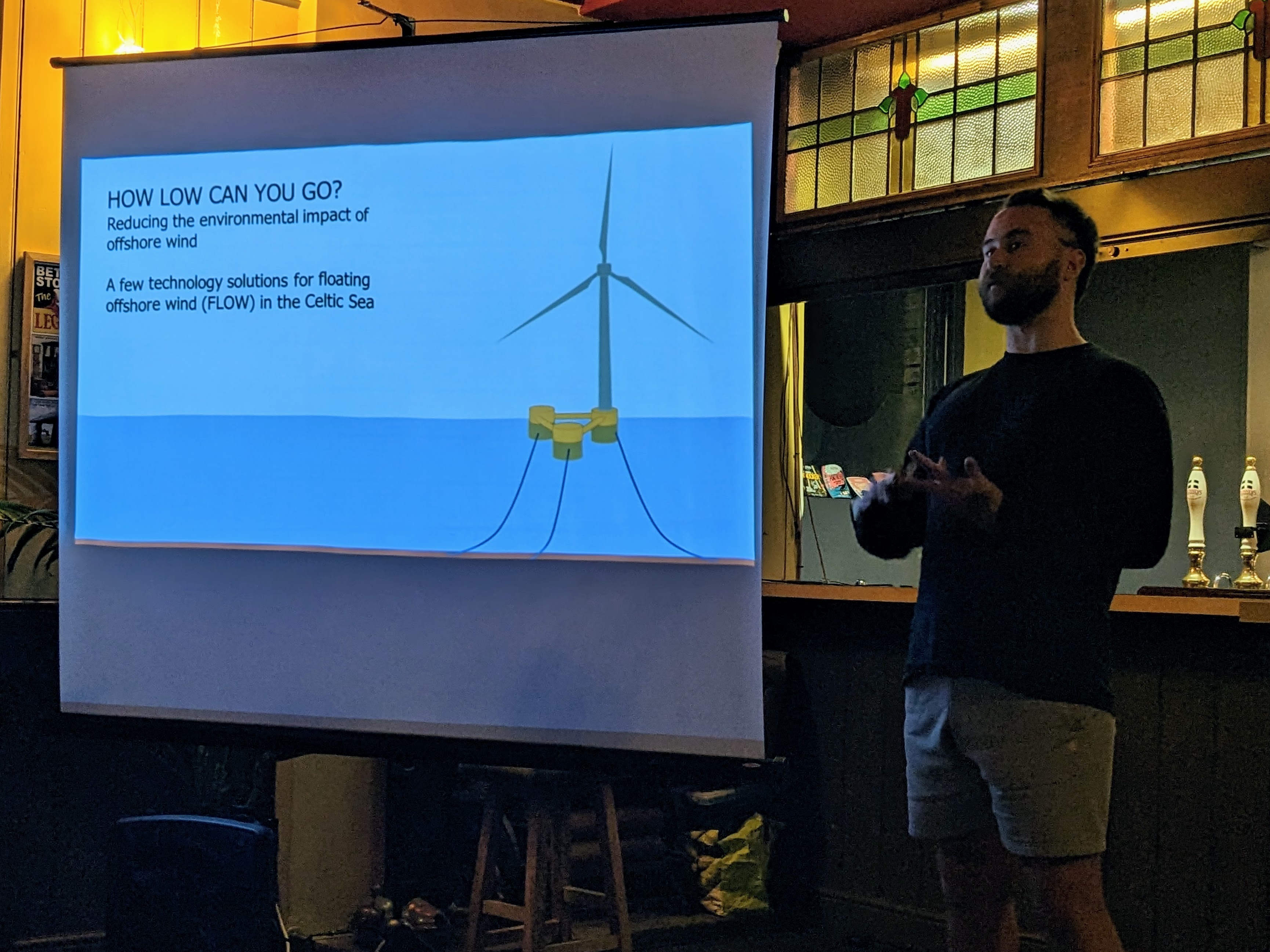 Olaf discusses floating wind turbines